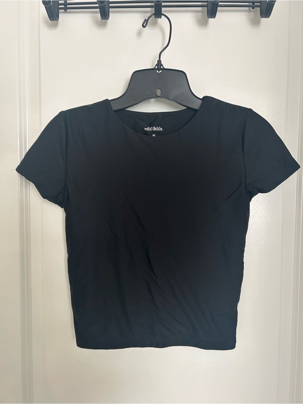 Wild Fable Black Short Sleeve T-shirt Size XS